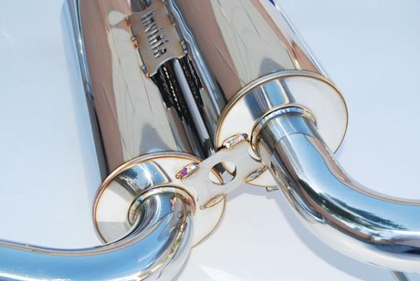 Invidia 02-08 Nissan 350z Gemini Single Layer Titanium Tip Cat-back Exhaust (view 4)