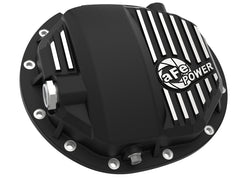 aFe Pro Series AAM 9.5/9.76 Rear Diff Cover Black w/Mach Fins & Oil 14-19 GM Silverado/Sierra 1500