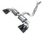 AWE Tuning MK8 Volkswagen Golf R 3in Touring Edition Quad Exhaust - Diamond Black Tips