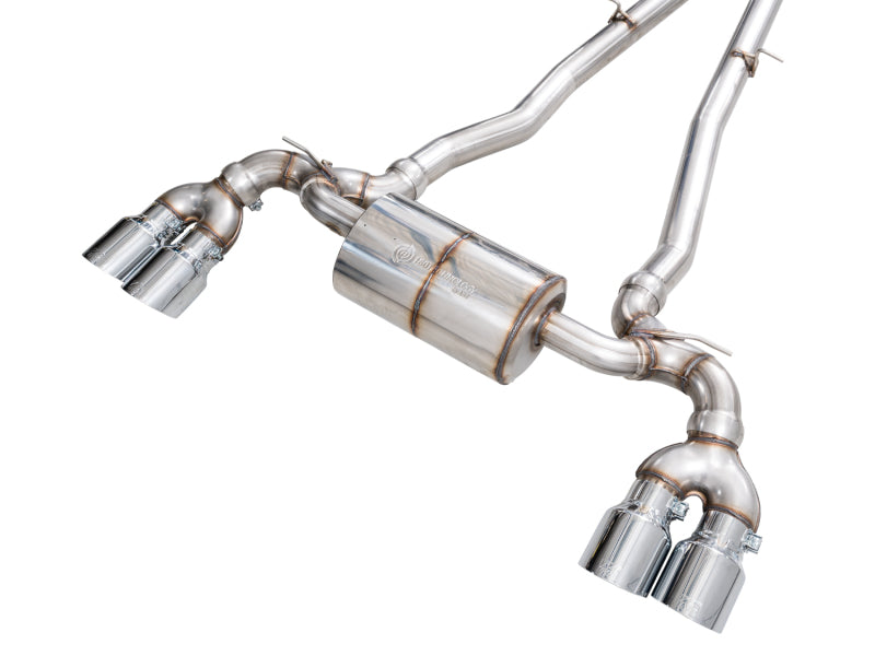 AWE Tuning BMW G90/G99 M5 Touring Edition Cat-Back Exhaust - Chrome Silver Tips (view 22)