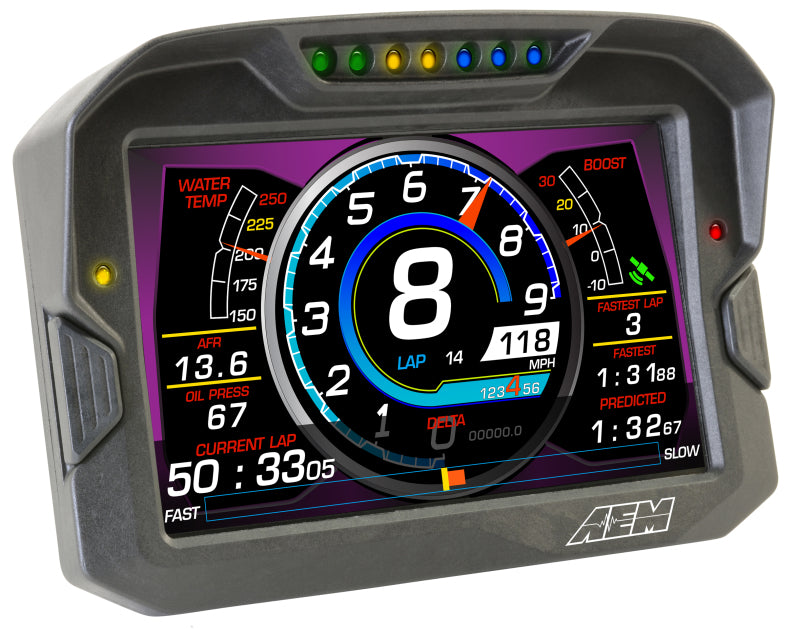 AEM CD-7 Non Logging Race Dash Carbon Fiber Digital Display (CAN Input Only) (view 17)