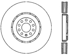 StopTech Slotted & Drilled Sport Brake Rotor