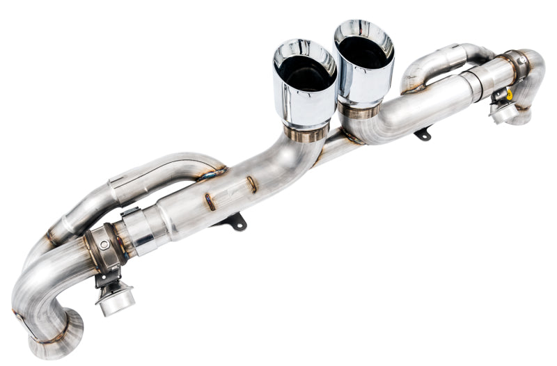 AWE Tuning Porsche 991 GT3 / RS SwitchPath Exhaust - Chrome Silver Tips (view 4)