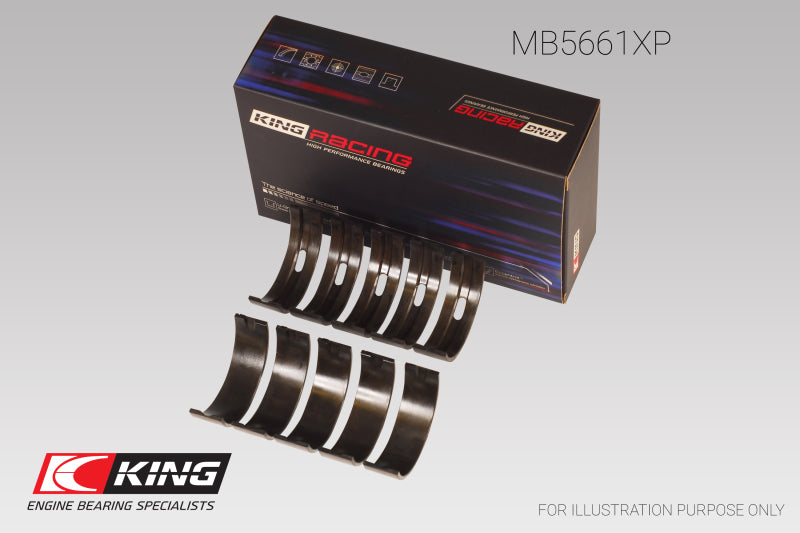 King Engine Bearings Audi/VW ADZ/ AWT/ APK/ BHP/ BPY/ AKS (Size 0.26) Main Bearing Set (view 5)