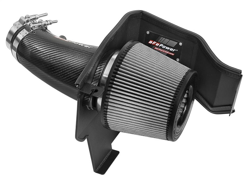 aFe POWER Magnum FORCE Carbon Fiber Stage 2 Pro Dry S CAIS - 11-18 Dodge Challenger/Charger V8-6.4L Main image