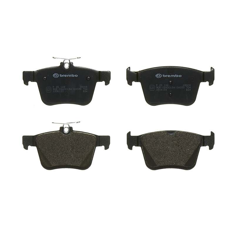 Brembo 16-18 Volkswagen Jetta/e-Golf/ Audi A3 Sportback e-tron Rear Low-Met Brake Pad (view 3)