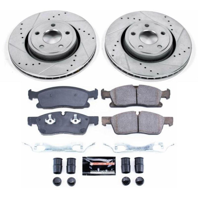 Power Stop 13-16 Dodge Durango Front Z23 Evolution Sport Brake Kit Main image