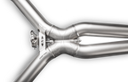 Akrapovic 16-17 AMG C63 Coupe Evolution Line Cat Back (Titanium) w/ Carbon Tips (Req. Link Pipe) (view 4)