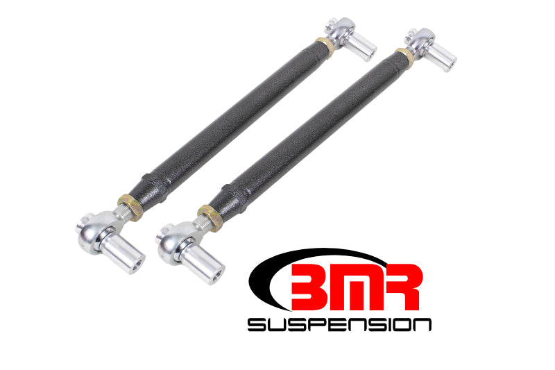 BMR 99-04 Mustang Chrome Moly Lower Control Arms w/ Double Adj. Rod Ends - Black Hammertone Main image