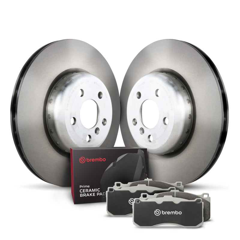 Brembo OE 17-19 BMW 740e xDrive/16-19 740i/17-19 740i xDrive/2017 740Le xDrive Rear Disc Brake Kit Main image