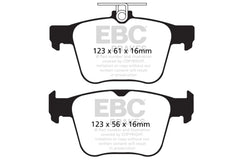 EBC 14-20 Audi S3 2.0 Turbo Yellowstuff Rear Brake Pads