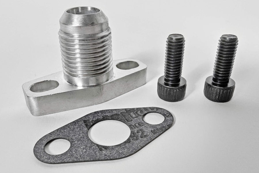 Full-Race Billet Medium GT Oil Drain Flange - 10AN