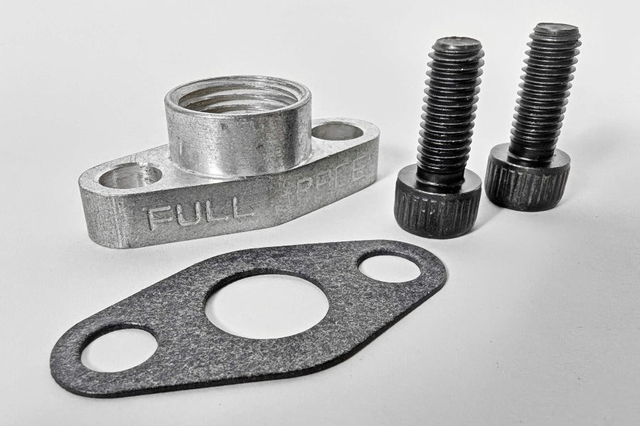 Full-Race Billet Medium GT Oil Drain Flange (1/2" NPT)