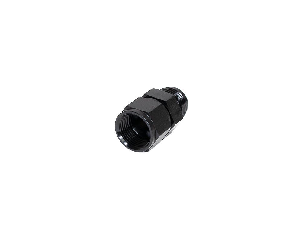 BTR 12AN MALE TO FEMALE ADAPTER - 1/8" NPT PORT - BLACK - GAU-012-1/8