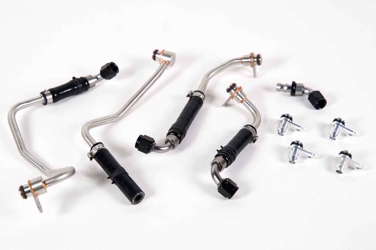 Full-Race 2017-2020 Ford F-150 & Raptor 3.5L EcoBoost Turbocharger Coolant Line Upgrade Kit
