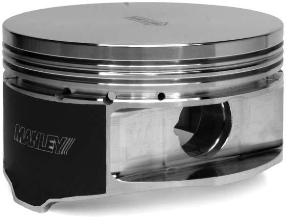 Manley Ford 4.6L Modular V8 3.552in Bore 1.220in CH -18.00 CC Piston Set Main image