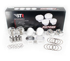 BTR CP PISTON & RING SET - GEN III HEMI - 4.095" BORE - 4.050" STROKE - 6.125" ROD - 3CC FLAT TOP - BTRCP-HEMI40951125-FT-8