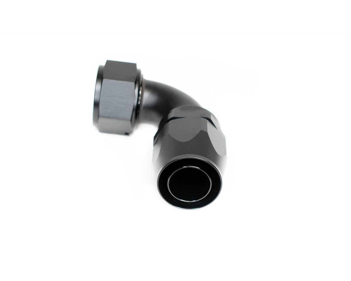 BTR AN FITTINGS - 90° - 20AN HOSE END - BLACK - HF-90-020