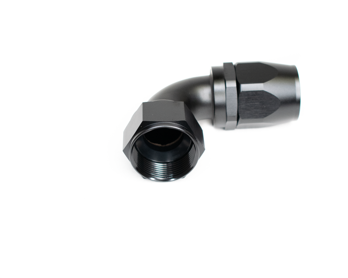 BTR AN FITTINGS - 90° - 20AN HOSE END - BLACK - HF-90-020