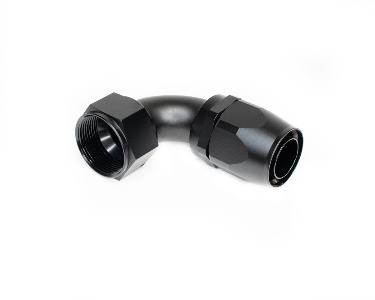 BTR AN FITTINGS - 90° - 20AN HOSE END - BLACK - HF-90-020