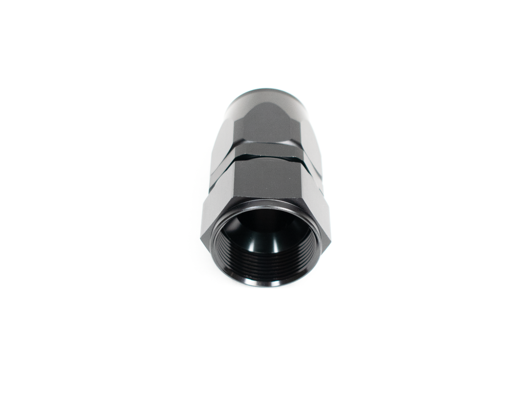 BTR AN FITTINGS - STRAIGHT - 20AN HOSE END - BLACK - HF-STR-020