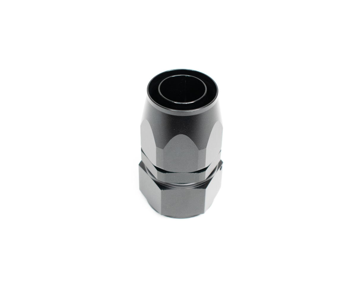 BTR AN FITTINGS - STRAIGHT - 20AN HOSE END - BLACK - HF-STR-020