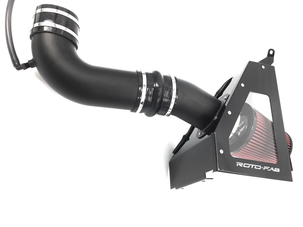 1 GC Cold Air Intake W/Texture Black SS Elbow