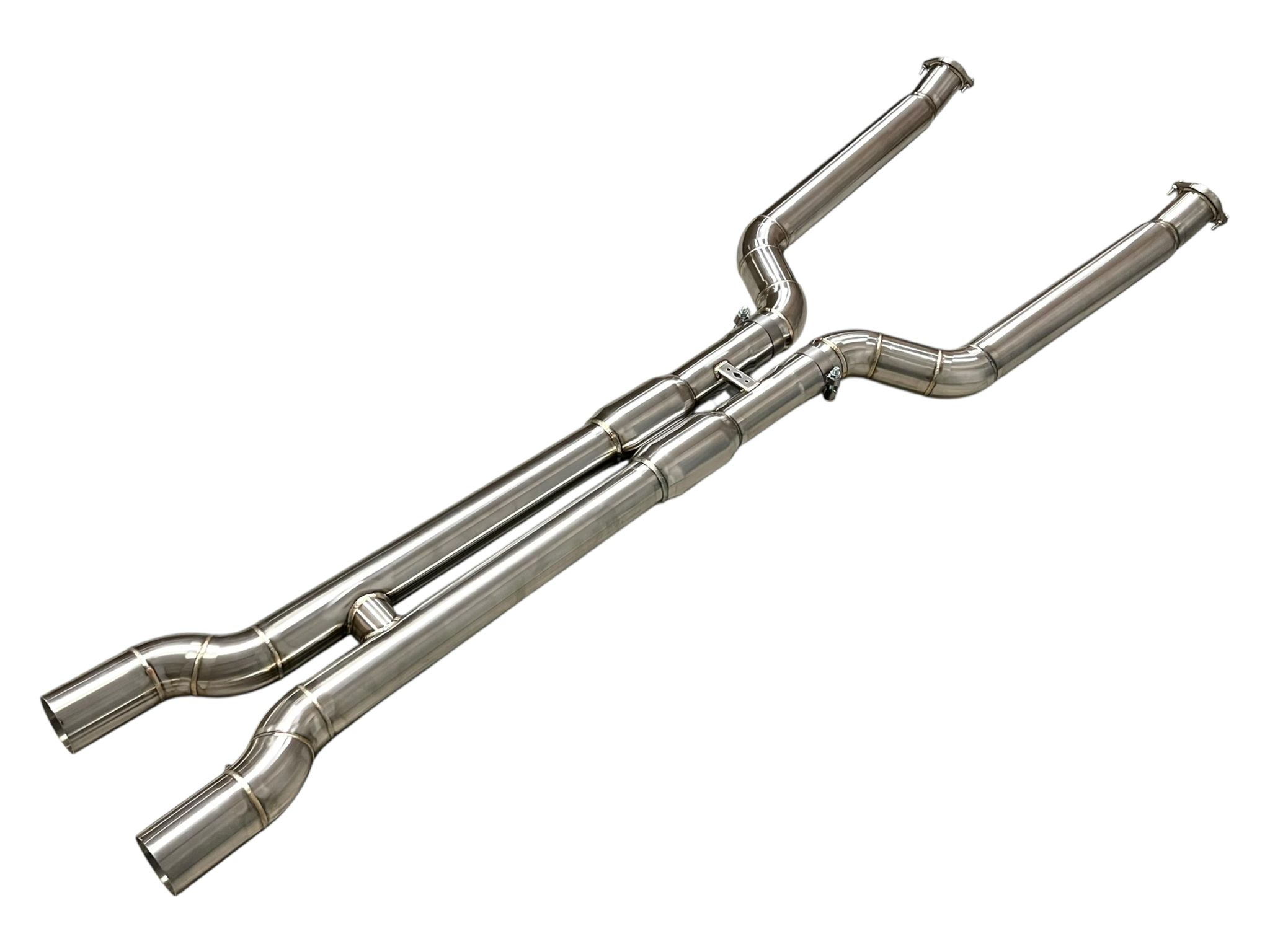 MAD BMW G90 M5 H-Pipe Midpipe Resonated Secondary image