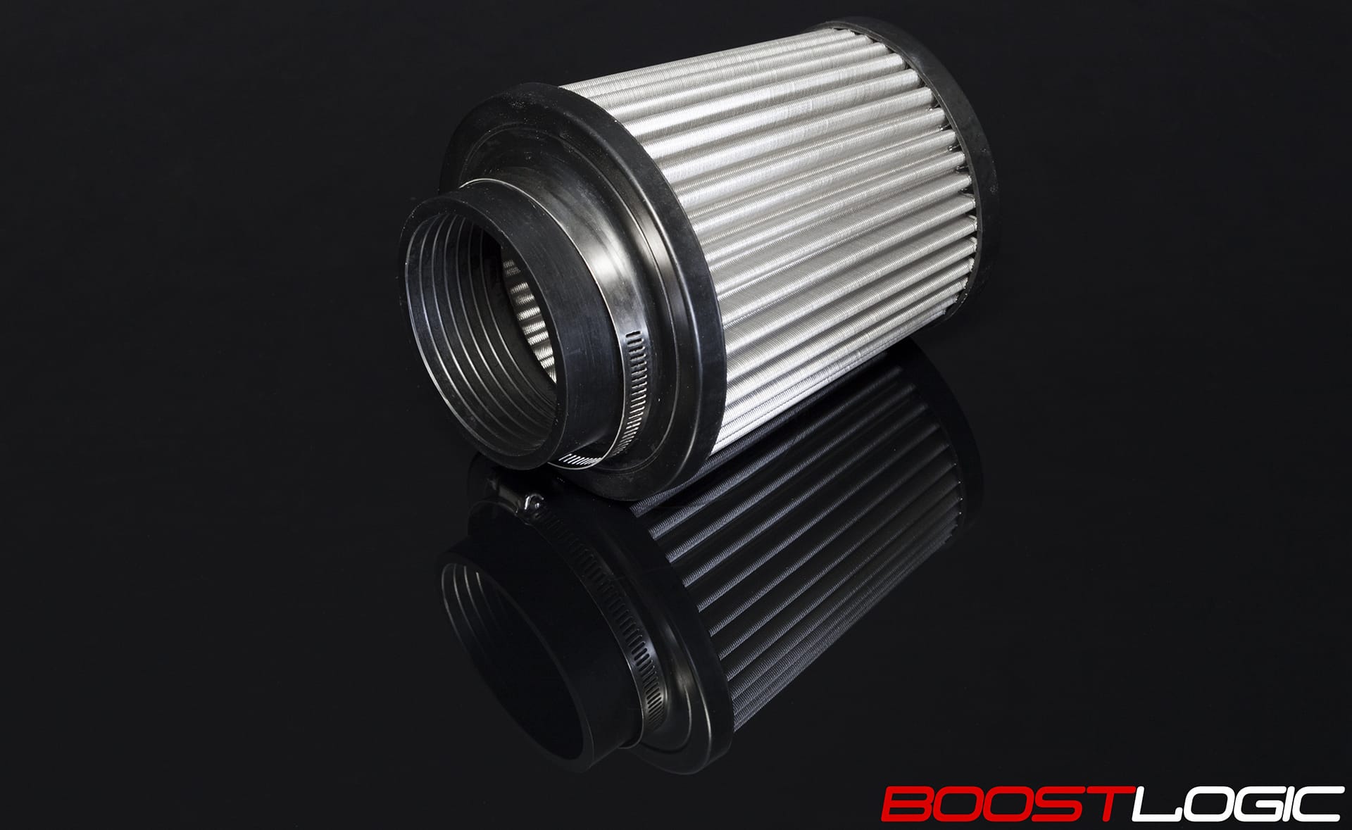 Boost Logic Universal 3.5″ Stainless Steel Air Filter Secondary image