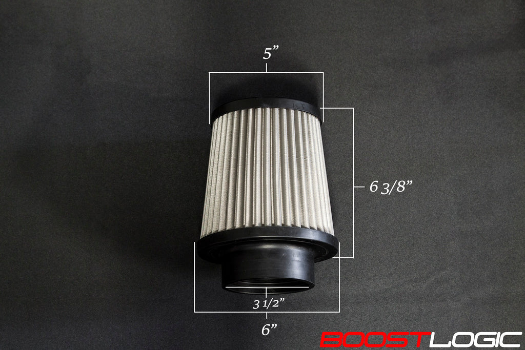 Boost Logic Universal 3.5″ Stainless Steel Air Filter