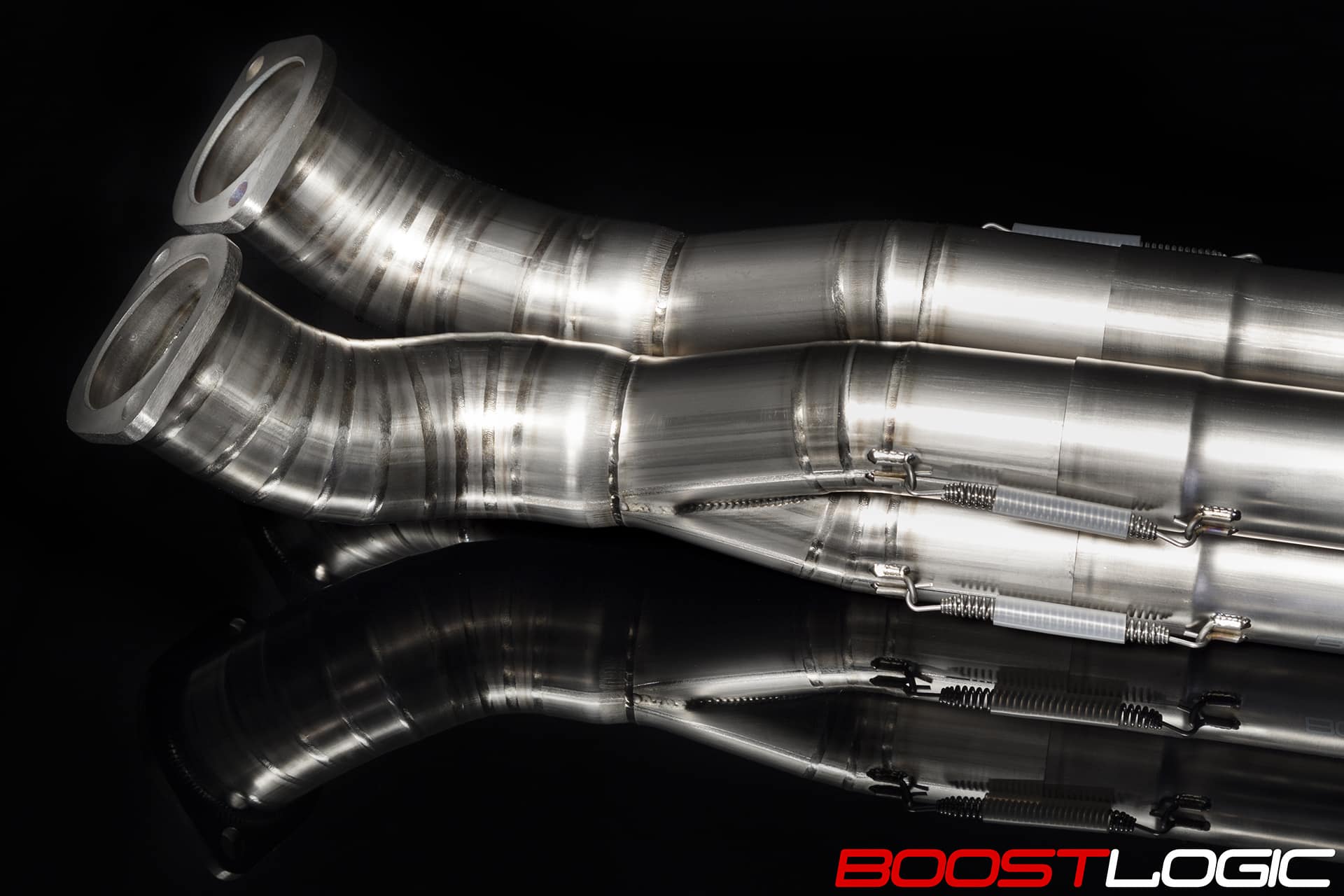 Boost Logic Formula Series Quadzilla Titanium Midpipe Nissan R35 GTR 09+ Secondary image