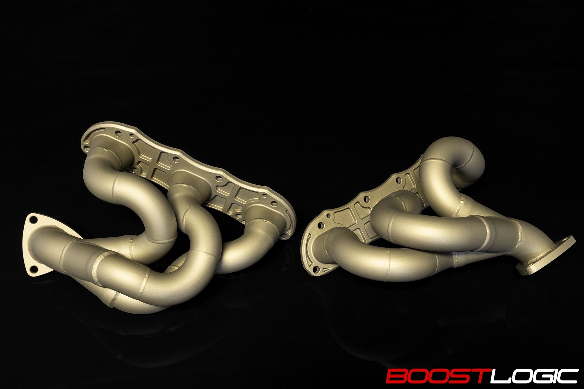 Boost Logic OEM Replacement High Flow Headers for 991 Turbo Secondary image