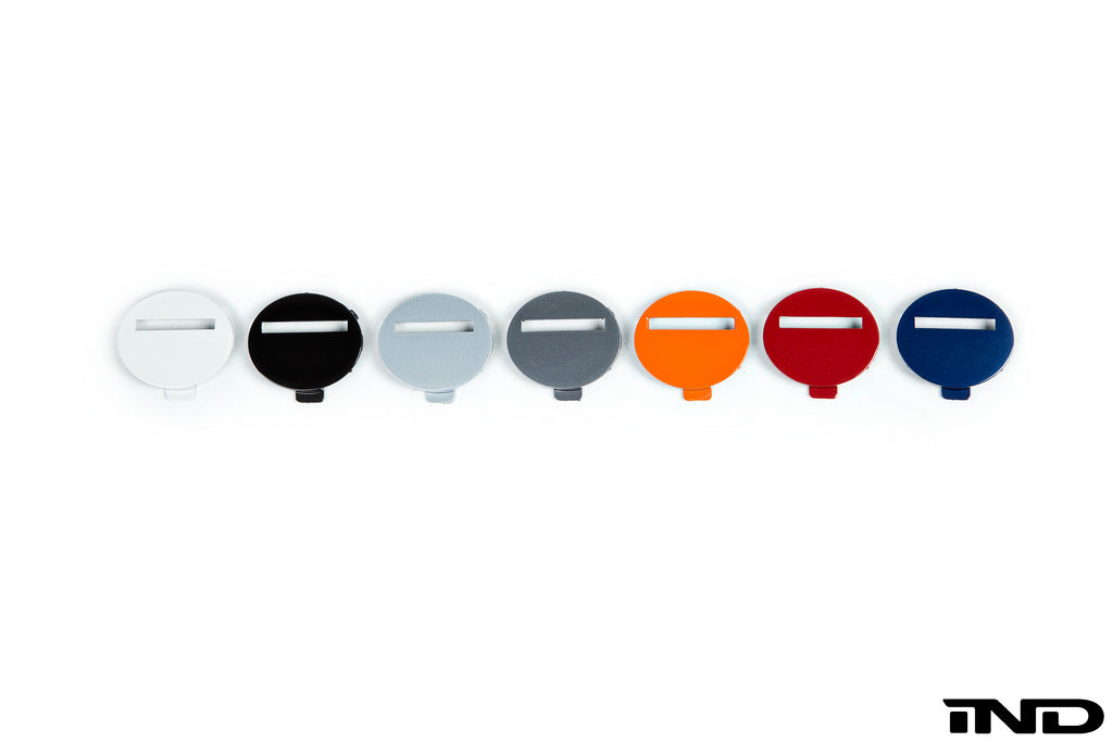 IND E9X M3 Replacement Rear Tow Hook Cover Secondary image