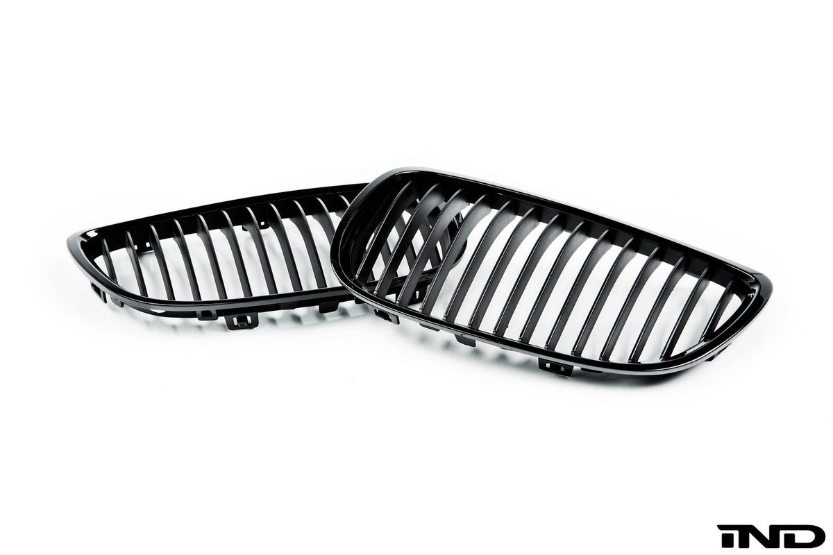 IND E9X M3 Gloss Black Front Grille Set