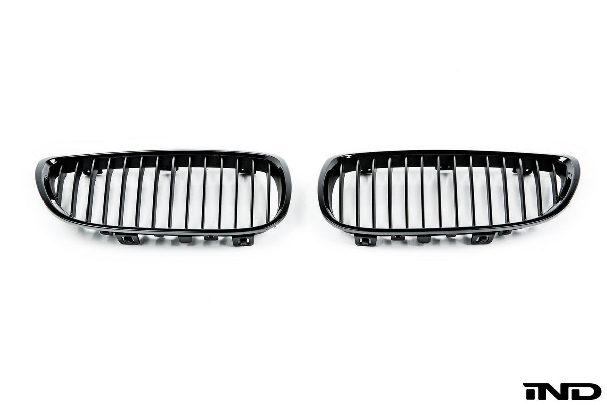 IND E9X M3 Gloss Black Front Grille Set