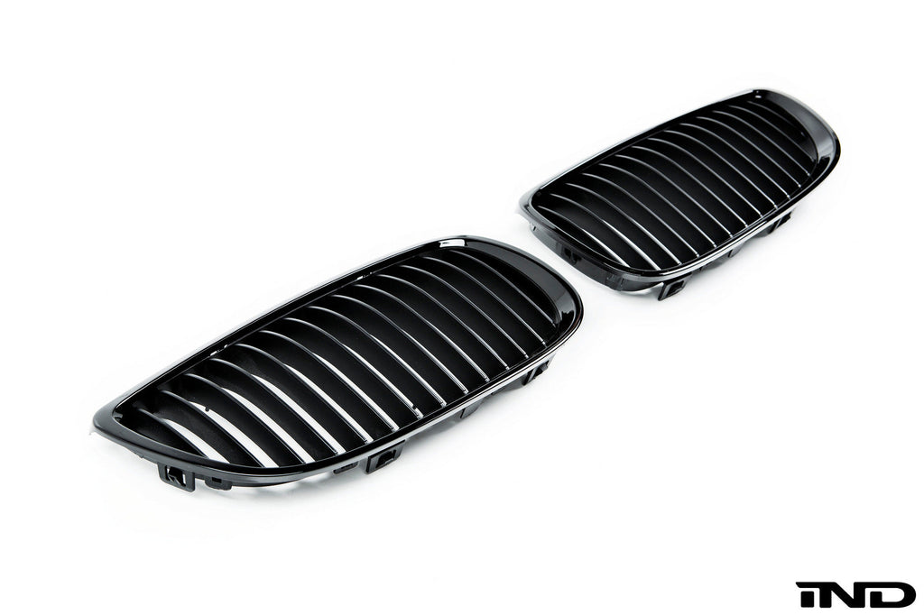 IND E9X M3 Gloss Black Front Grille Set