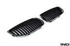 IND E9X M3 Gloss Black Front Grille Set