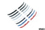 IND F10 M5 / 5-series M-Sport Painted Rear Reflector Set