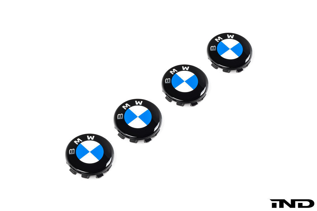 IND Gloss Black Wheel Center Cap Set - 56mm (Next Dark Design)