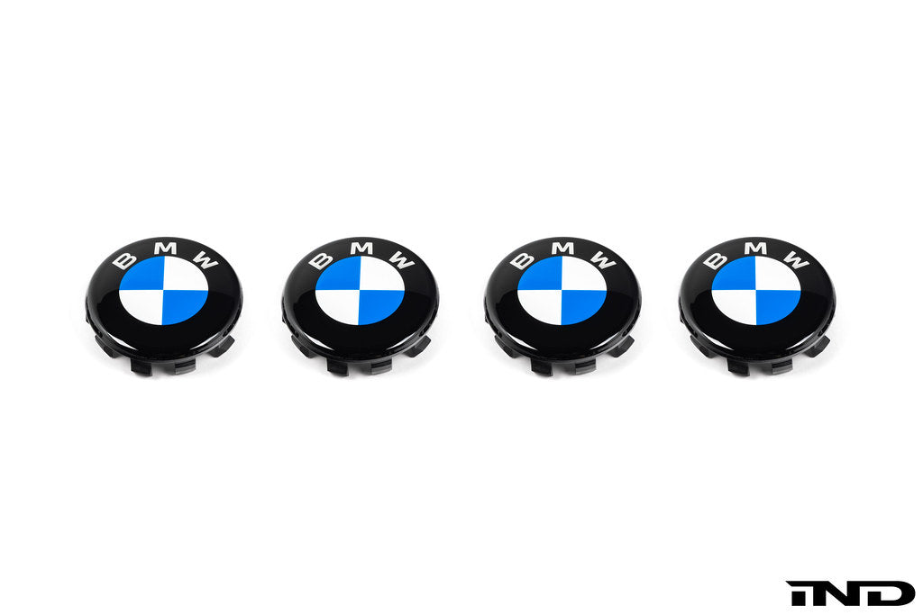 IND Gloss Black Wheel Center Cap Set - 56mm (Next Dark Design)
