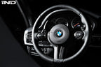 IND F-Chassis Carbon Steering Wheel Trim