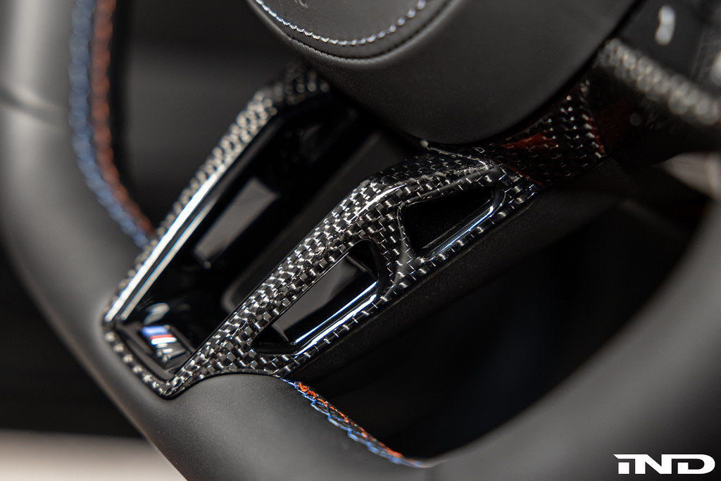 Indiv G9X M5 Carbon Steering Wheel Trim