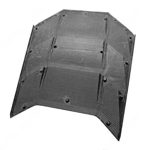 Carbon Fiber Rear Louvered Engine Lid Cover - Lamborghini Huracan LP-610 Secondary image