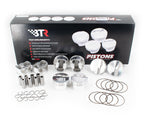 BTR CP PISTON & RING SET - GEN III/IV LS - 3.800" BORE - 3.622" STROKE - 6.125" ROD - 2CC FLAT TOP - BTRCP-LS38001300-FT-8