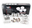 BTR CP PISTON & RING SET - GEN III/IV LS - 4.125" BORE - 4.000" STROKE - 6.125" ROD - 3CC FLAT TOP - BTRCP-LS41251110-FT-8