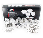 BTR CP PISTON & RING SET - GEN V LT - 4.070" - BORE - 3.860" STROKE - 6.125" ROD - 6CC DISH - BTRCP-LT40701180-DSH-8