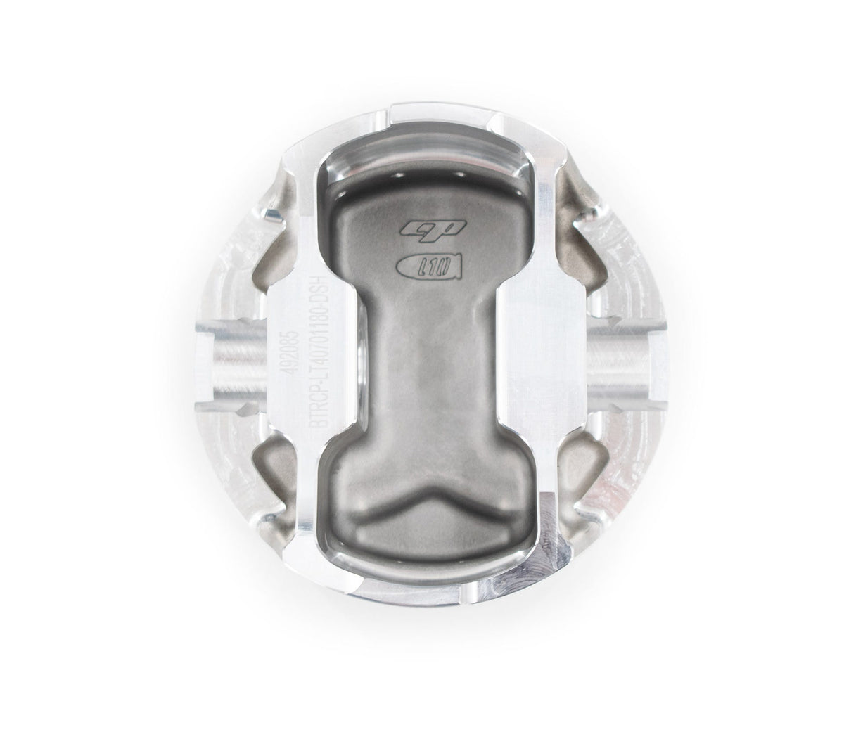 BTR CP PISTON & RING SET - GEN V LT - 4.070" - BORE - 3.860" STROKE - 6.125" ROD - 6CC DISH - BTRCP-LT40701180-DSH-8