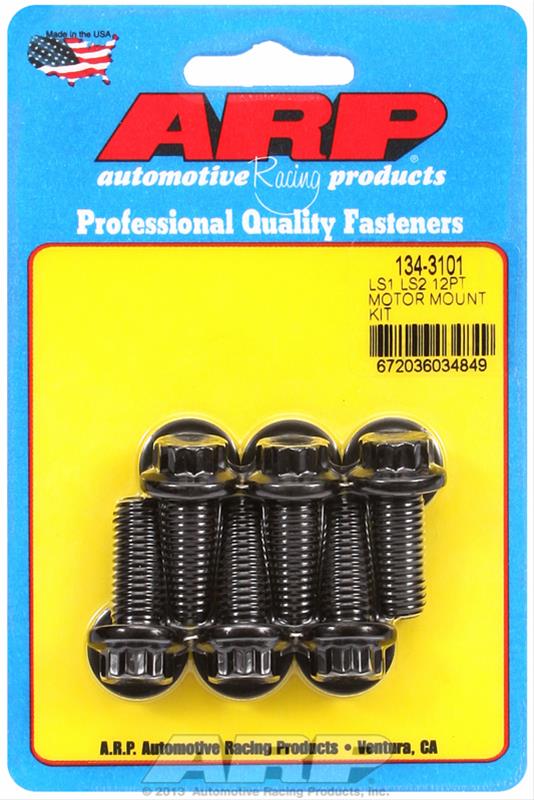 ARP MOTOR MOUNT BOLT KIT - LS - 12-POINT - 134-3101