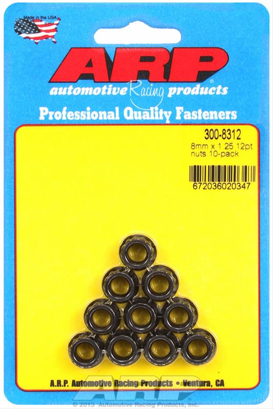 ARP NUT KIT - M8 X 1.25 - 12-POINT - 300-8312