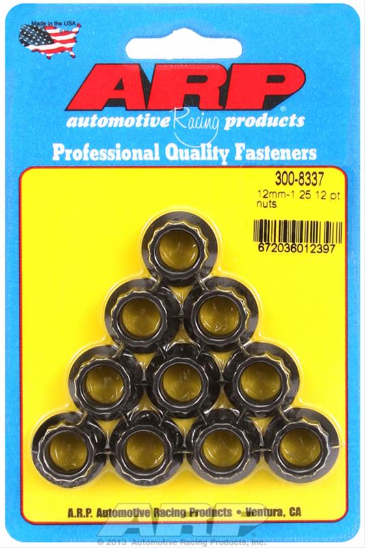 ARP NUT KIT - M12 X 1.25 - 12-POINT - 300-8337